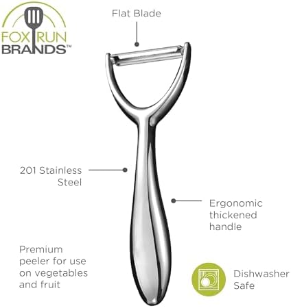 Stainless Steel Y Shaped Vegetable Peeler With Ergonomic Handle