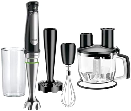 Braun 4-in-1 Hand Blender MQ7077, 500W, Accessories Included by Unknown