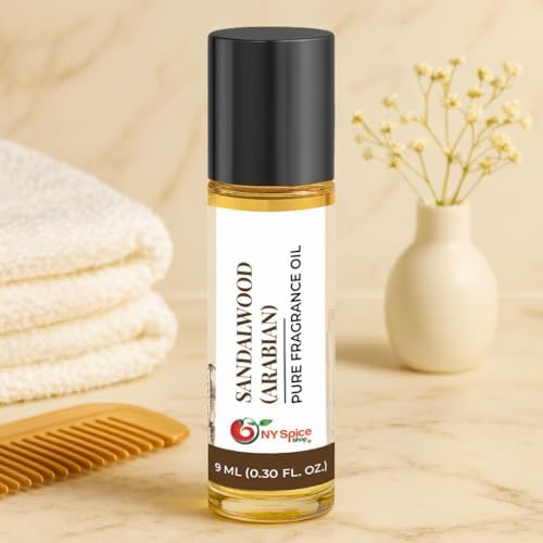NY Spice Shop Arabian Sandalwood Fragrance – Pack of 3 Sandalwood Oil Perfume & Unisex Scent – Oriental Musk Aroma with Warm Wood Accord –Traditional Arabian Scent - Image 6