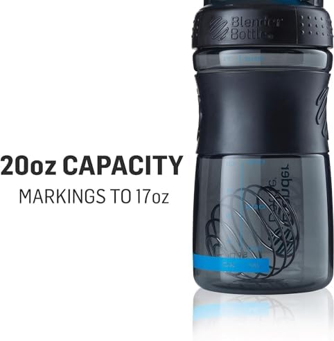 BlenderBottle SportMixer Tritan Grip Shaker Bottle, Moss Green, 28-Ounce - Image 2