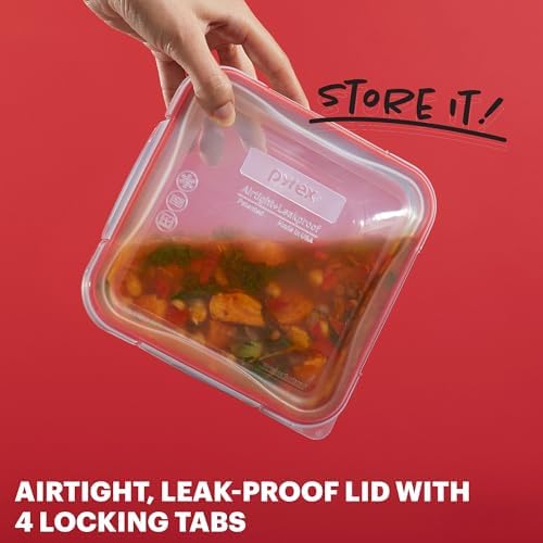 Freshlock (10-Pack) Mixed Sizes Airtight Glass Food Storage Set