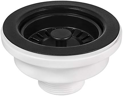 Ruvati Kitchen Sink Basket Strainer, Matte Black - RVA1038BL