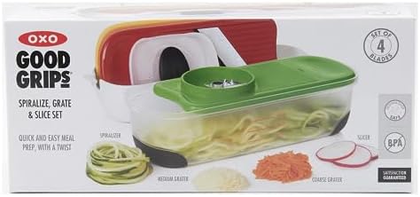 OXO Good Grips Spiralize Grate & Slice Set - Image 2