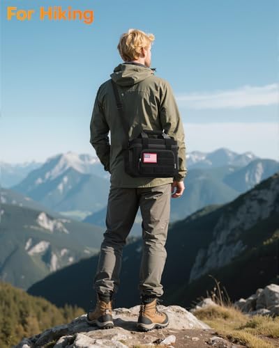 Lunch Box Men Women Tactical Insulated Lunch Bag Black 8L
