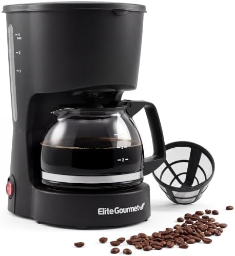 EHC4128 Automatic 4-Cup Drip Coffee Maker, Black