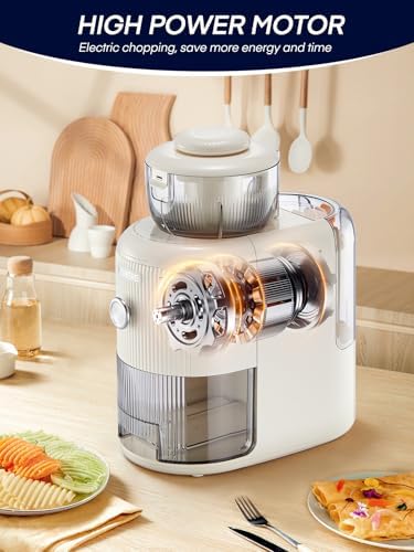 FOHERE Electric Cheese Grater, 6 in 1 Slicer Shredder for Kitchen - Image 2