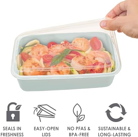 Prep Meal Prep Kit, 1, 2 & 3-Compartment Containers, 60 Piece Set