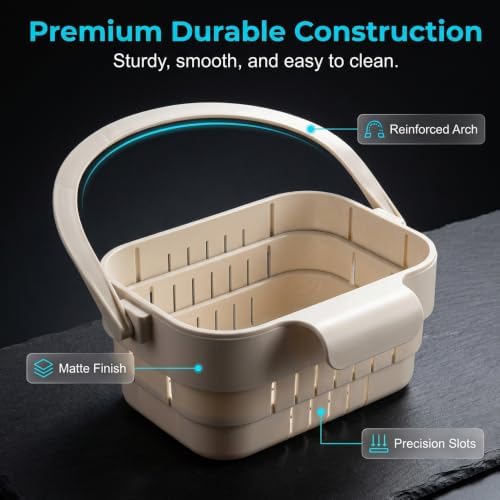 Foldable Hanging Kitchen Sink Drain Basket, 2027 New Cactus Kitchen Sink Strainer Basket, Sink Strainer Basket, Multifunctional Foldable Hanging Colander, Space Saving Food Strainer (White)