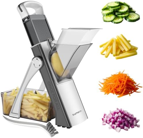 Safe Mandoline Slicer Pro for Kitchen Adjustable Vegetable Slicer