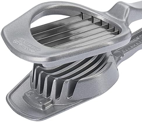 Mushroom & Egg Slicer – Heavy-Duty Aluminum Cutter with 7 Stainless Steel Blades for Even Slices, Multi-Purpose Food Slicer for Mushrooms, Eggs, Strawberries & Kiwi, Kitchen Essentials