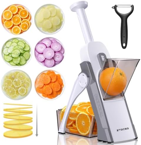 Safe Mandoline Slicer for Kitchen, Vegetable & Food Cutter (Only Slice)