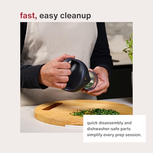 Fast Cut Herb Stripper and Chopper Tool | Multi-Hole Herb Stripper | Stainless Steel Blade | Ergonomic Handle | Fresh Herb Prep Kitchen Gadget