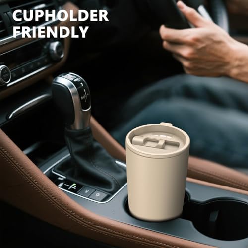 TILUCK 20 oz Insulated Coffee Tumbler with BPA-Free Lid - Image 4