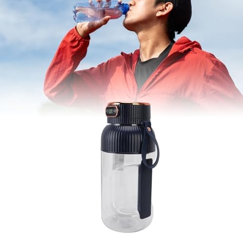 Portable Juicer Cup, 150W 1200ml Multifunctional Mini Travel Blender for Gym Home Office Sports Outdoor, Mini Juicer Cup, Mini Blending Cup, Portable Juice Cup (Blue) - Image 5