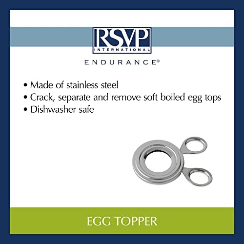 RSVP International Endurance Kitchen Tool Collection Durable & Easy to Clean, Dishwasher Safe, Egg Topper, Stainless Steel - Image 6