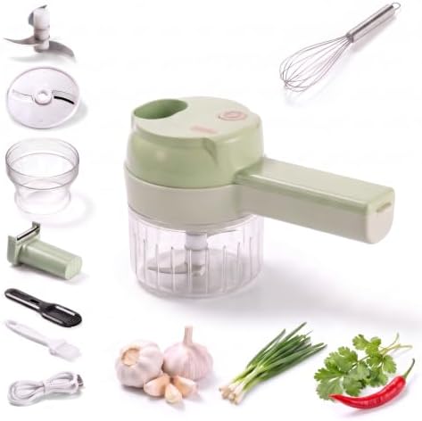 5 in 1 Multiblade Chopper for Vegetable, Multi-Function Food Processor by OUTUO