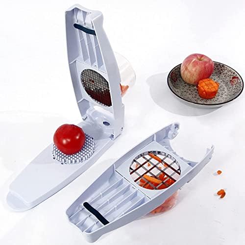 Vegetable Chopper Pro Onion Chopper Slicer Dicer Cutter Food Processor Mandoline Slicer Vegetable Dicer Manual Food Choppers And Dicers Cheese Shredder White - Image 6