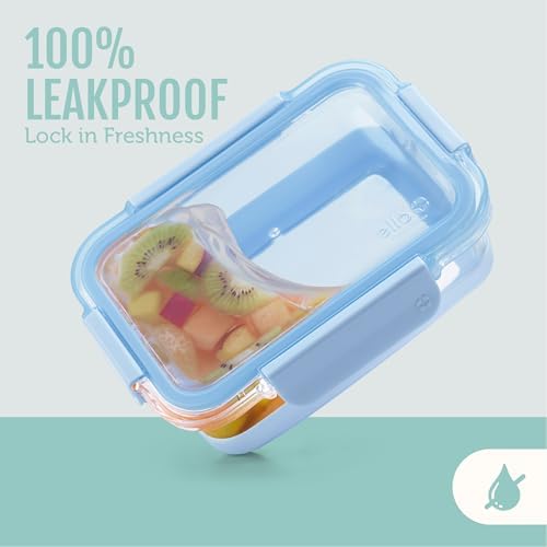 Duraglass Refresh 3.4 Cup Meal Prep Containers, 10 Pc, Melon