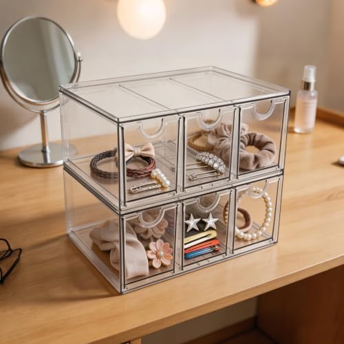 Tea Bag Organizer K Cup Holder Drawer Coffee Pods Storage, 2 Pack