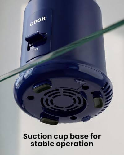 GDOR Personal Blender, 400W Smoothie Maker with 17.6oz Travel Cup, Blue - Image 6