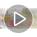 Heritage 36-Piece Vintage Pastel Set (18 Containers + 18 Lids)