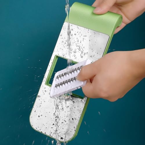 Multifunction Vegetable Cutter, Adjustable 5-in-1 Vegetables Chopper, Mandoline Slicer for Vegetables, Multi-Purpose Kitchen Gadgets Slicer Cuts Set(C) - Image 3