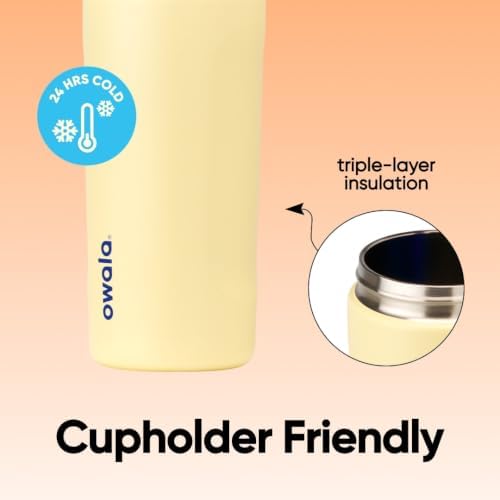 Owala FreeSip Kids Stainless Steel Water Bottle 16 oz Misty Horizons