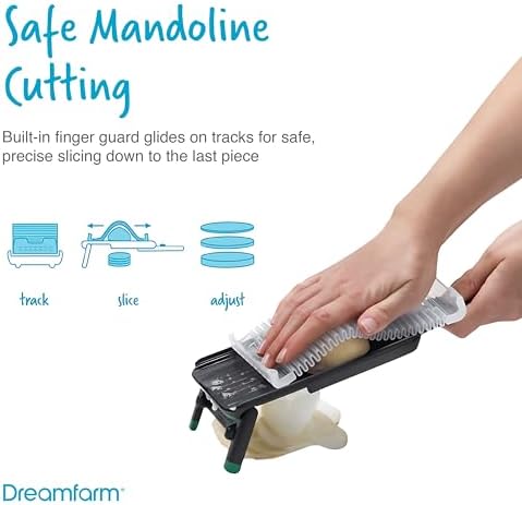Dreamfarm Kitchen Cutting, Set of 3 - Mandoline, Self Sharpening - Image 7