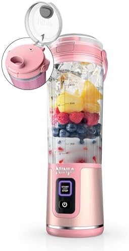 Ninja Blast Portable Blender, Cordless, 18oz Vessel, Tinted Pink, BC151PK by Unknown