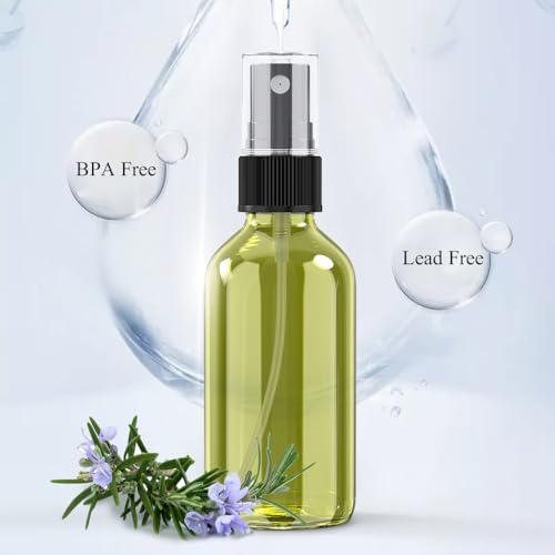Wedama Spray Bottle, 4 oz Fine Mist Glass Spray Bottles, Little Refillable Liquid Containers for Watering Flowers Cleaning (16 Pack Olive Green) - Image 5