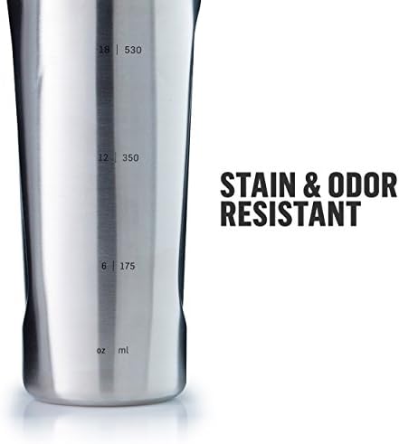 BlenderBottle Radian Stainless Steel Shaker Bottle 26 oz Black - Image 6