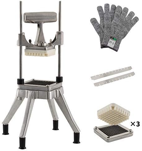 Commercial Vegetable Dicer, 1/2" +1/4" +3/8" by TUNTROL