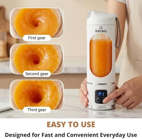 Portable Blender for Smoothies & Juice, USB-C Rechargeable, 450ml - Image 6
