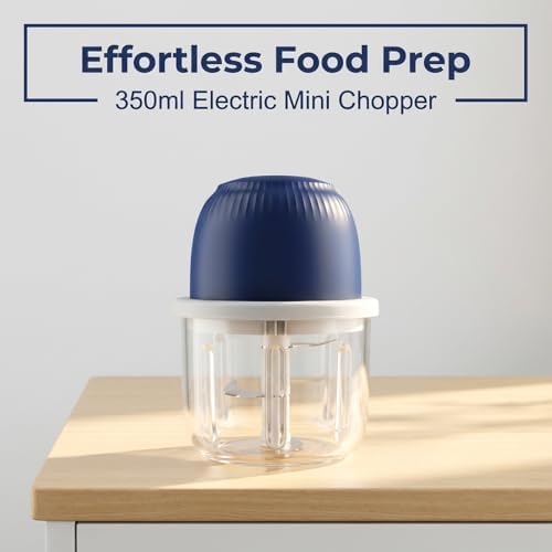 Electric Garlic Chopper, Portable Mini Food Processor, Upgrade Cordless Chopper for Home Cooking, Rechargeable Onion Chopper for Kitchen Users (1) - Image 2