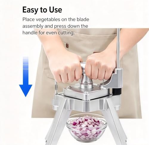 Manual Vegetable Chopper, Commercial Food Dicer for Vegetable and Fruit - Image 5