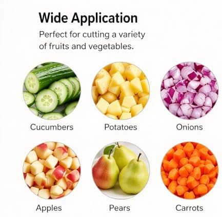 Manual Vegetable Chopper, Commercial Food Dicer for Vegetable and Fruit - Image 3