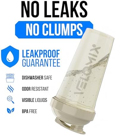 VELOMIX 6 Pack 28oz Protein Shaker Bottle for Protein Mixes, Muted Pastel - Image 3