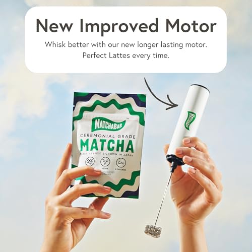 MatchaBar High-Speed Electric Milk Frother USB Rechargeable Whisk - Image 2