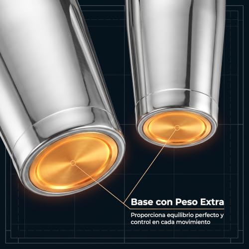 Shaker Cocktail Tin, Set (18 oz and 28 oz), Stainless Steel,M37009