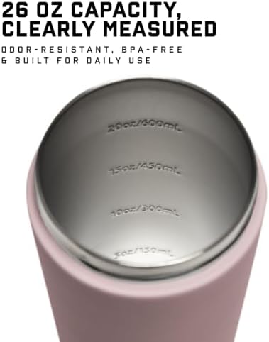 Gymreapers Stainless Steel Protein Shaker Bottle - Double Wall Insulated, Leak Proof, BPA-Free Metal Vacuum Blender Cup For Gym, Sports, Pre & Post-Workout Cold Hydration - 26 OZ (Pink) - Image 4