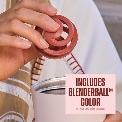 BlenderBottle Tumbler 2-in-1 Stainless Steel Shaker Cup 24 oz Sahara Sunset - Image 3