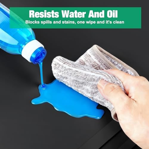 Under Sink Mat 31 X 22, Waterproof Silicone Cabinet Kitchen Liner, Black