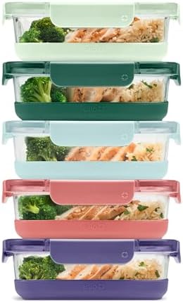Duraglass Refresh 3.4 Cup Meal Prep Containers, 10 Pc, Everest