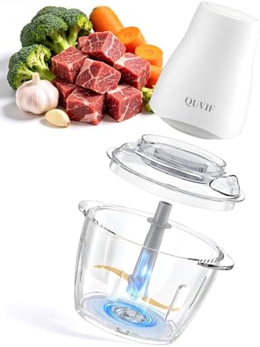 Food Processor Meat Grinder Electric Food Chopper, 5-Cup, Easy-Clean