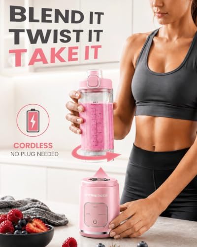 Portable Blender for Smoothie, Personal Blender, Cordless, Fitness &Travel - Image 4