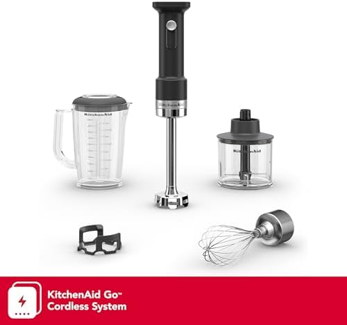 KitchenAid Go Cordless Hand Blender w/Accessories, battery sold separately - Image 2
