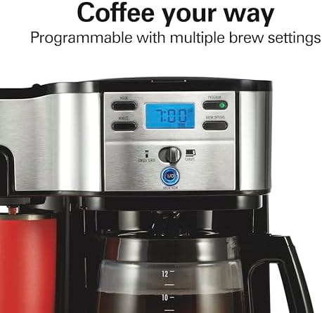 2-Way Programmable Coffee Maker & Single Serve Coffee Maker