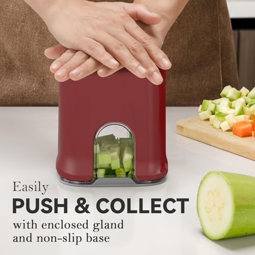 Vegetable Chopper Cube Container, Three Blades, French Fry Cutter