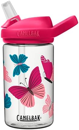 CamelBak Eddy+ Kids Water Bottle with Bite Valve Straw, Leak‑Resistant Easy Sip Design for Everyday Hydration, 14oz