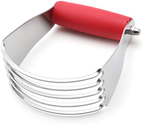 Spring Chef Medium Dough Blender Hand Tool - Durable Pastry Cutter - Red by SpringChef